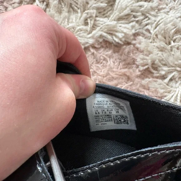 Converse Black Patent Triple-Buckle Platform Loafers - Picture 11 of 11